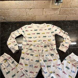 Janie and Jack Kids Construction Vehicle Pajama Set